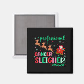 Professional Cancer Sleigher Oncology Nurse Christ Magneet (Voorkant / Achterkant)
