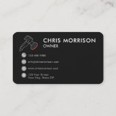 Professional Car Wash Detailing Service Visitekaartje (Achterkant)