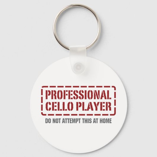 Professional Cello Player Sleutelhanger (Voorkant)