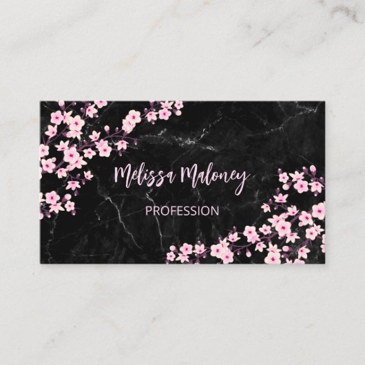 Professional Cherry Blossom Visitekaartje (Voorkant)