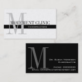 Professional Chiropractische Visitekaartjes Gold (Voorkant / Achterkant)