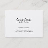 Professional Chubby White Manager Consultant Visitekaartje (Voorkant)