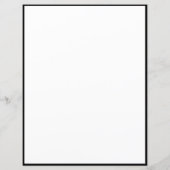 Professional Classic Black & White Stripe Patroon (Achterkant)