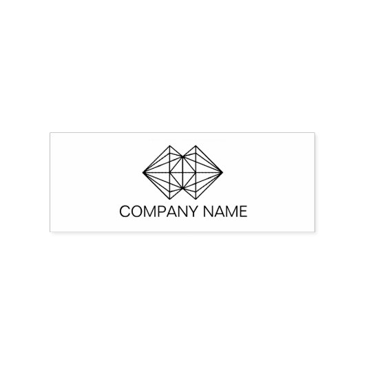 Professional Classic Elegant Black Gold Logo Rubberstempel (Afrduk)