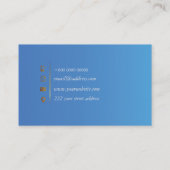 Professional Classic White Visitekaartje (Achterkant)