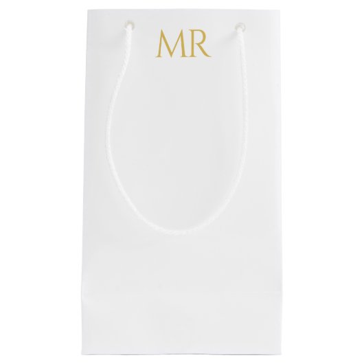 Professional Classical Monogram Minimalist Plain Klein Cadeauzakje (Voorkant)
