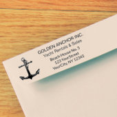 Professional Classy Nautical Anchor Business Zelfinktende Stempel