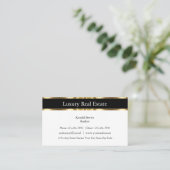 Professional Classy Realtor-Visitekaartjes Visitekaartje (Staand voorkant)