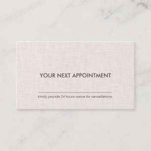 Professional Clean Layout Linen Benoeming Visitekaartje