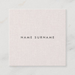Professional Clean Linen Square Visitekaartje