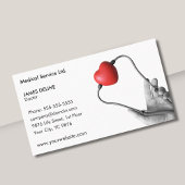Professional Clean Medical Doctor Business Card Visitekaartje