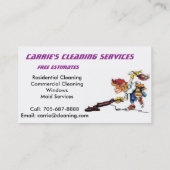 Professional Cleaner Visitekaartje (Achterkant)