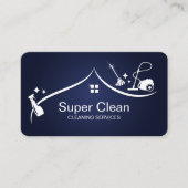 Professional Cleaning House Services Visitekaartje (Voorkant)