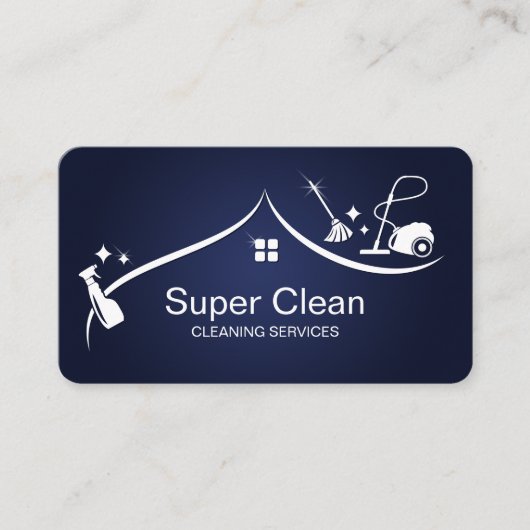 Professional Cleaning House Services Visitekaartje (Voorkant)