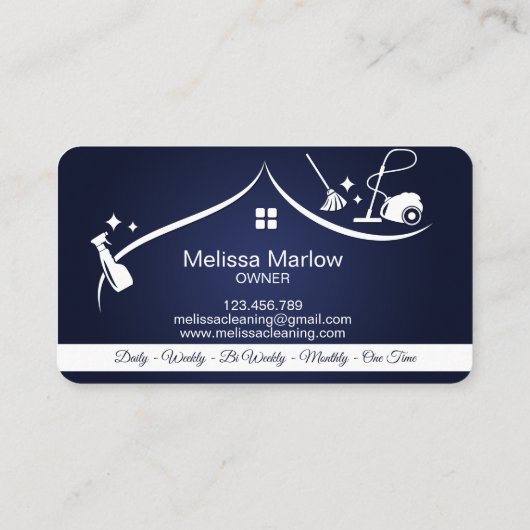 Professional Cleaning House Services Visitekaartje (Achterkant)