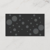 Professional Cleaning Service Black Visitekaartje (Achterkant)