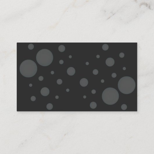 Professional Cleaning Service Black Visitekaartje (Achterkant)