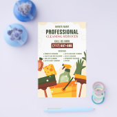 Professional Cleaning Service Business Adverteren Flyer (Enkel)