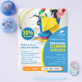 Professional Cleaning Service Business Flyer (Enkel)