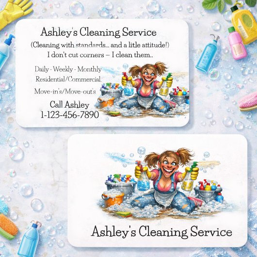 Professional Cleaning Service Design Visitekaartje