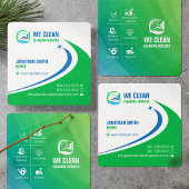 Professional Cleaning Service, Gardening, Disposal Vierkante Visitekaartje
