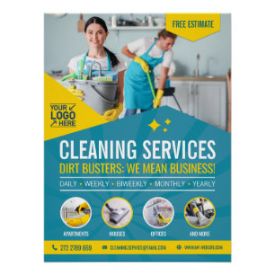 Professional Cleaning Service Perfect Poster