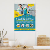 Professional Cleaning Service Poster (Keuken)