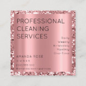 Professional Cleaning Service Residence Roos Gold Afsprakenkaartje (Voorkant)