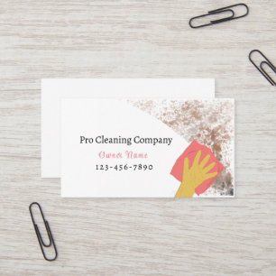 Professional Cleaning Service Visitekaartje
