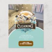 Professional Cleaning Services Logo Flyer (Voorkant)