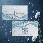 Professional Cleaning Services Soft Blue Accent  Visitekaartje