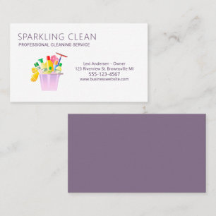 Professional Cleaning Supplies Clean Service Visitekaartje