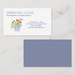 Professional Cleaning Supplies Clean Service Visitekaartje