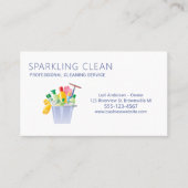 Professional Cleaning Supplies Clean Service Visitekaartje (Voorkant)