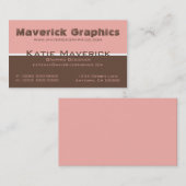 Professional Color Duos-Visitekaartje Visitekaartje (Voorkant / Achterkant)