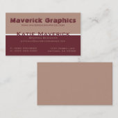 Professional Color Duos-Visitekaartje Visitekaartje (Voorkant / Achterkant)