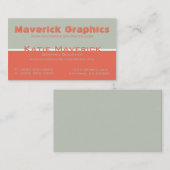 Professional Color Duos-Visitekaartje Visitekaartje (Voorkant / Achterkant)