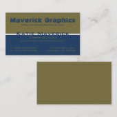 Professional Color Duos-Visitekaartje Visitekaartje (Voorkant / Achterkant)