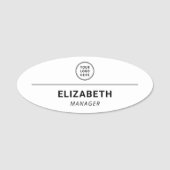 Professional Company Logo Naamplaatje (Voorkant)