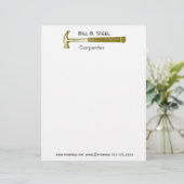 Professional Construction Builder-draagtas Custom Briefhoofd (Staand voorkant)