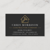 Professional Construction Company Visitekaartje (Voorkant)