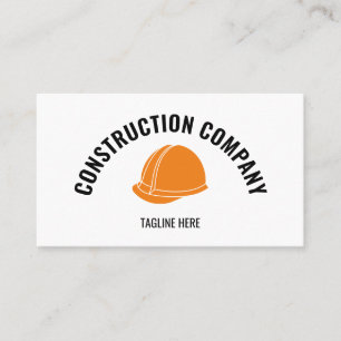 Professional Construction Contractor Builder Metal Visitekaartje