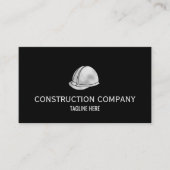 Professional Construction Contractor Builder Metal Visitekaartje (Voorkant)