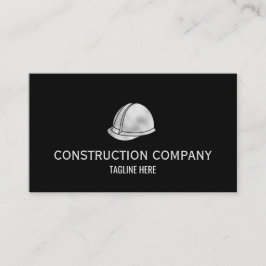 Professional Construction Contractor Builder Metal Visitekaartje