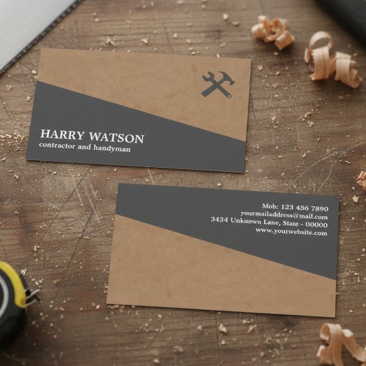 Professional Construction Contractor & Handyman Visitekaartje