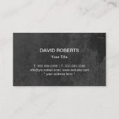 Professional Construction Metallic Visitekaartje (Achterkant)