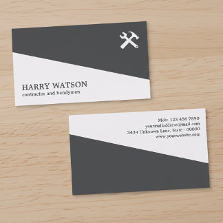 Professional Contractor Handyman Home Improvement Visitekaartje