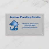 Professional Contractor Plumbing Service Visitekaartje (Voorkant)