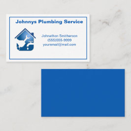 Professional Contractor Plumbing Service Visitekaartje