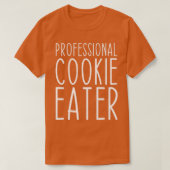 Professional Cookie Eater Baking Funny Lover   T-shirt (Design voorkant)